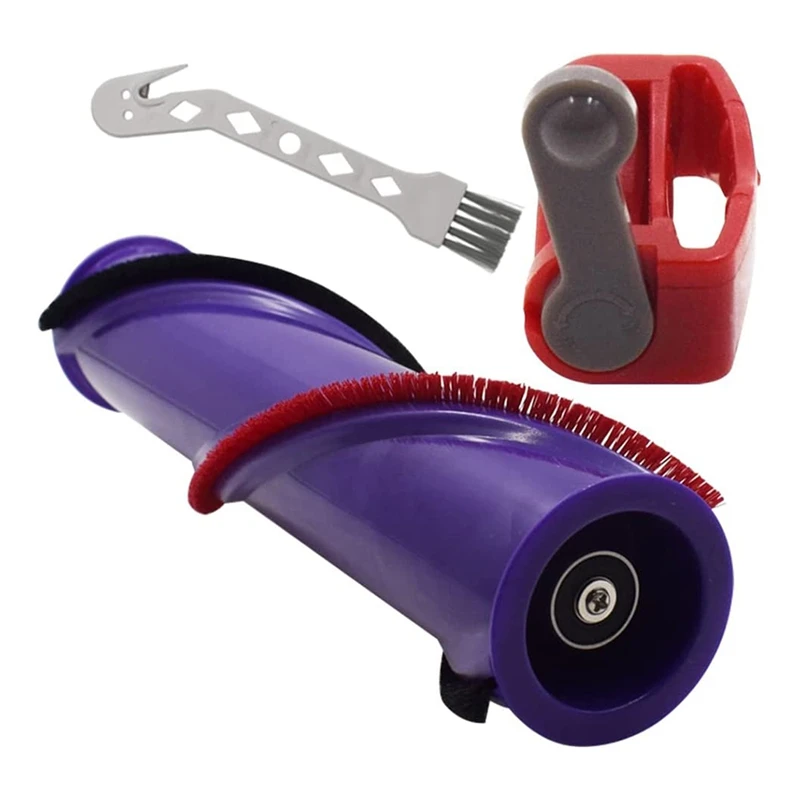 Roller Brush Roll Bar Replacement Part, Power Button On/Off Control Clamp Compatible For Dyson V10 SV12 Vacuum Cleaner