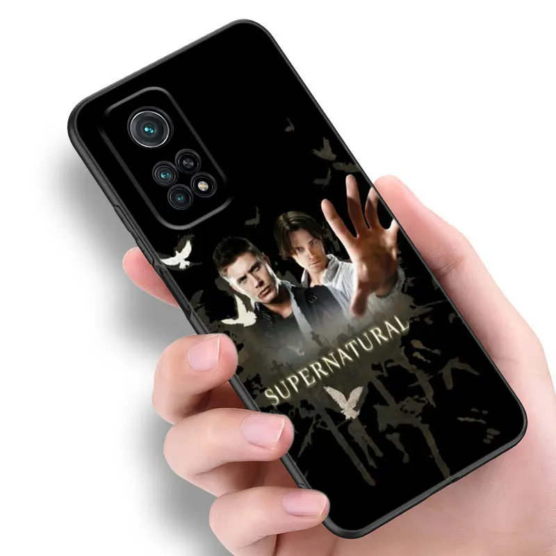 Supernatural Tv Show Phone Case For Xiaomi Mi 9 SE 8 10 10T 11 12 13 Lite 9T 11T 12S 12T 13T Pro 5G 11i 12X Black Silicone Cover