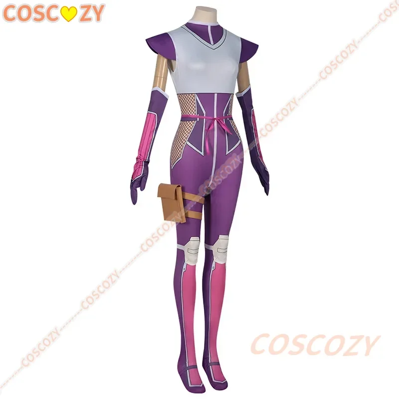 COSPLAY Anime I'm Living with An Otaku NEET Kunoichi Momochi Ayame Cosplay Costume Headwear Jumpsuit Halloween Jumpsuit Outfits