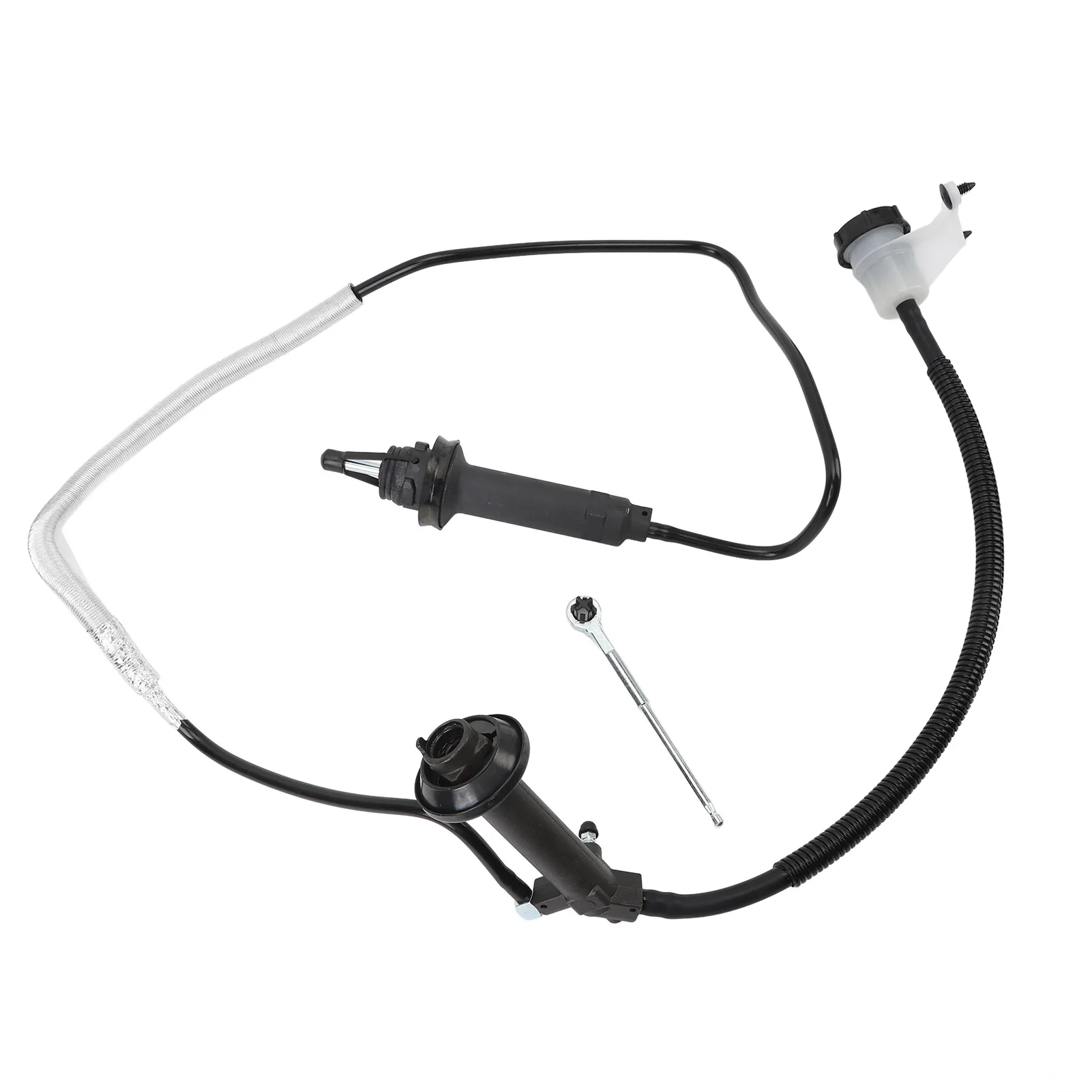 CC649021 Clutch Master Slave Cylinder With Pipeline, Hydraulic Clutch Assembly For Ford F250 F350 F450 F550 Super Duty 1999‑2007