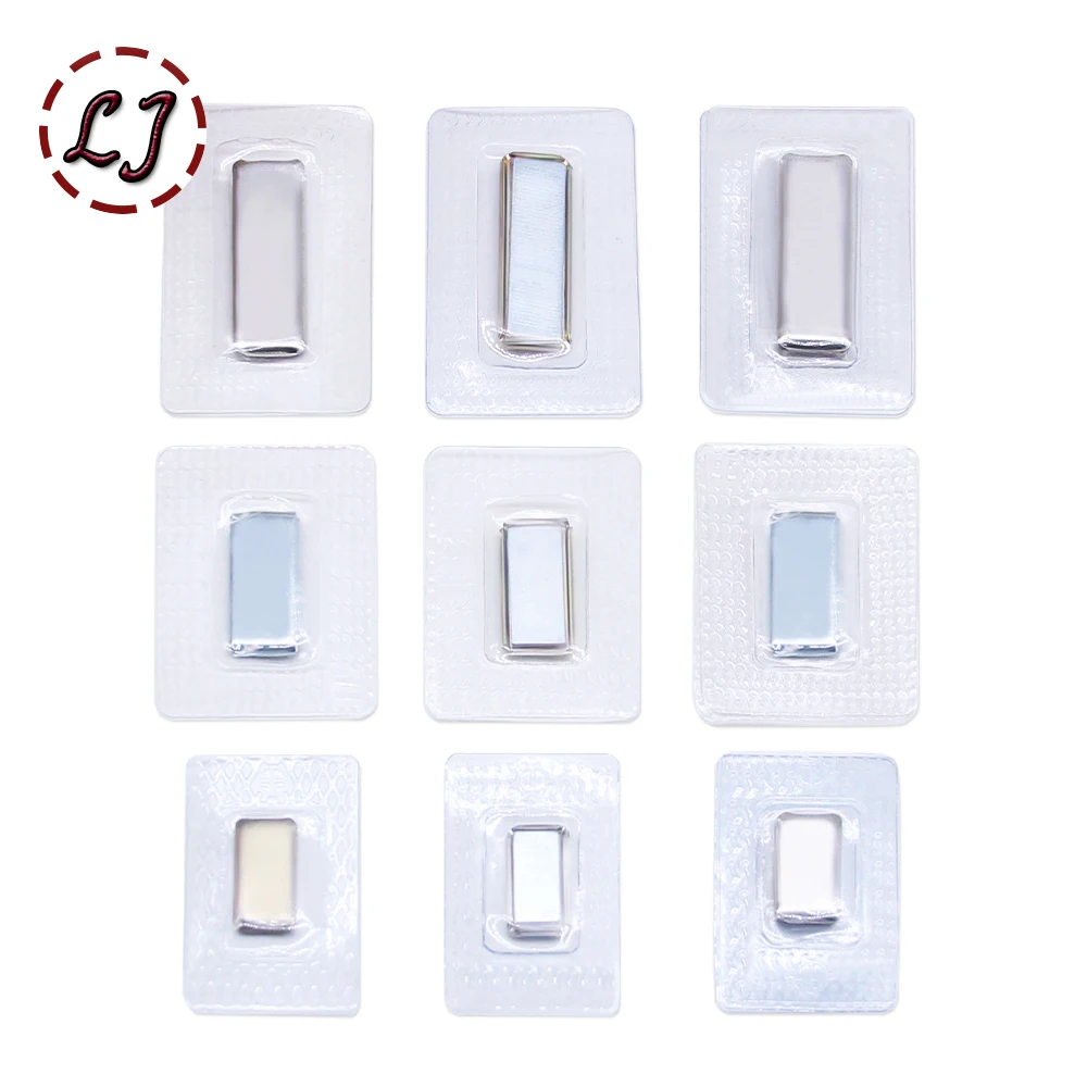 5pairs PVC Square Invisible Hidden Metal Strong Magnetic Snaps Button For Overcoat Handbag Garment Accessories Scrapbooking DIY