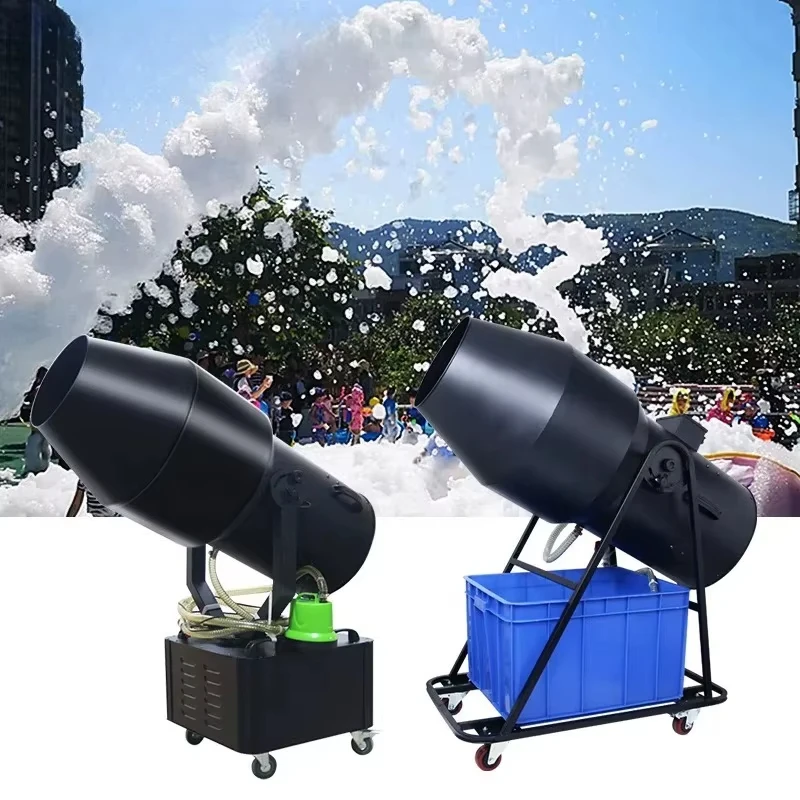High-Power Jet Foam Cannon Machine Waterproof Professional Foam Generator for Outdoor Summer Pool Party Stage Events