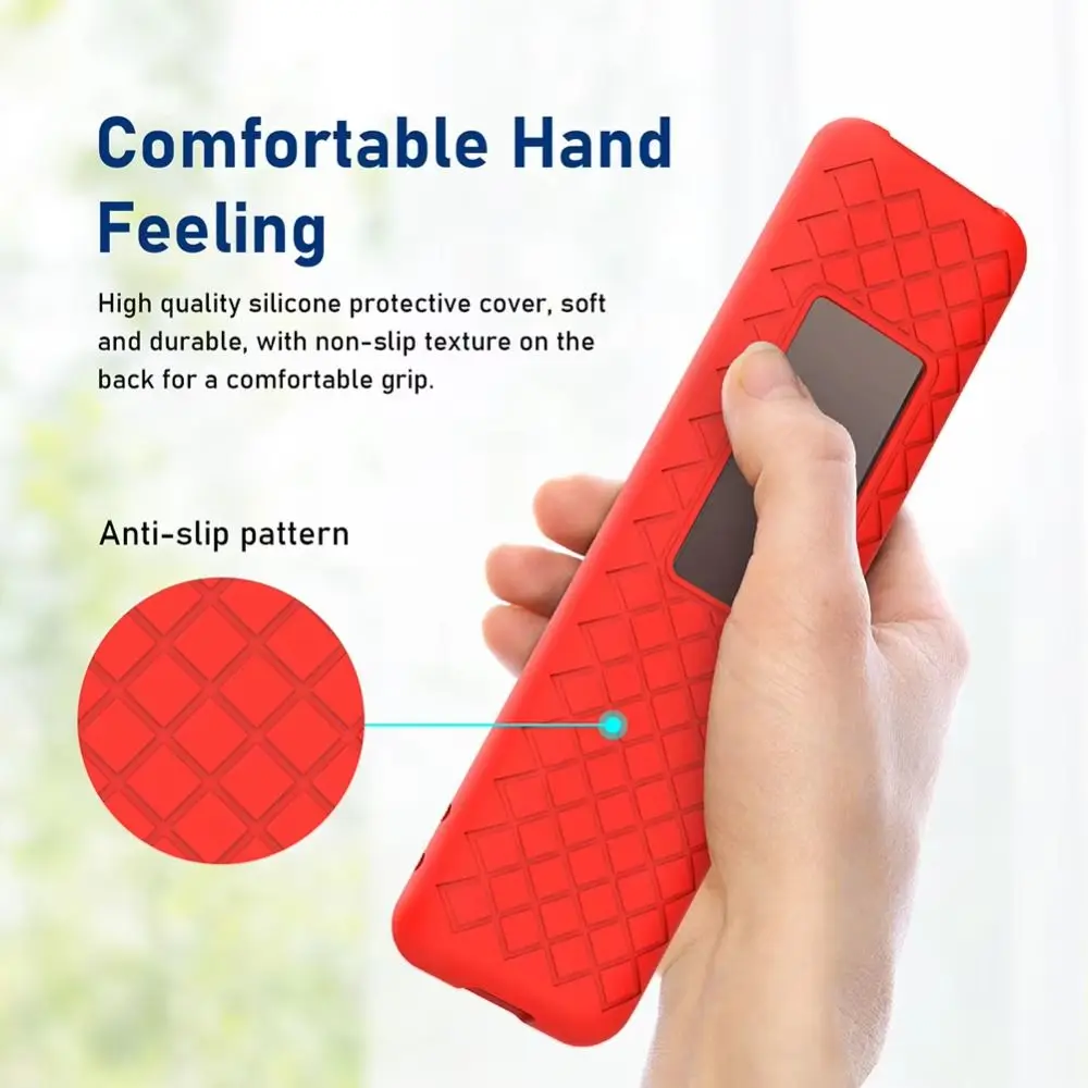 Silicone Remote Control Cover Anti-Slip Unblocked Signal Remotes Control Protector Shockproof Dust-proof for BN59-01432A