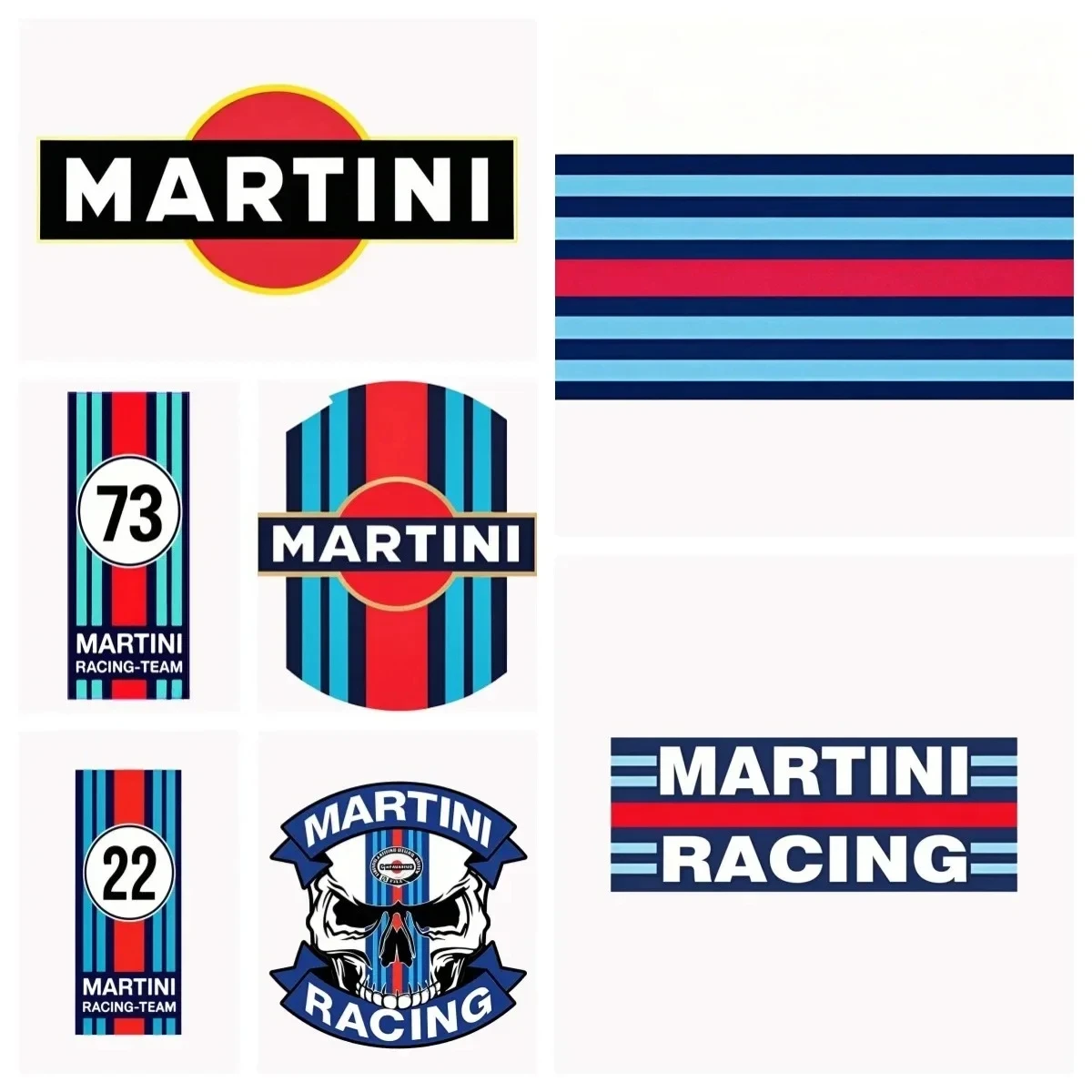 

Creative MARTINI UV Car Sticker Personality Waterproof Vinyl Decals Refrigerator Laptop Windshield Car Accessories