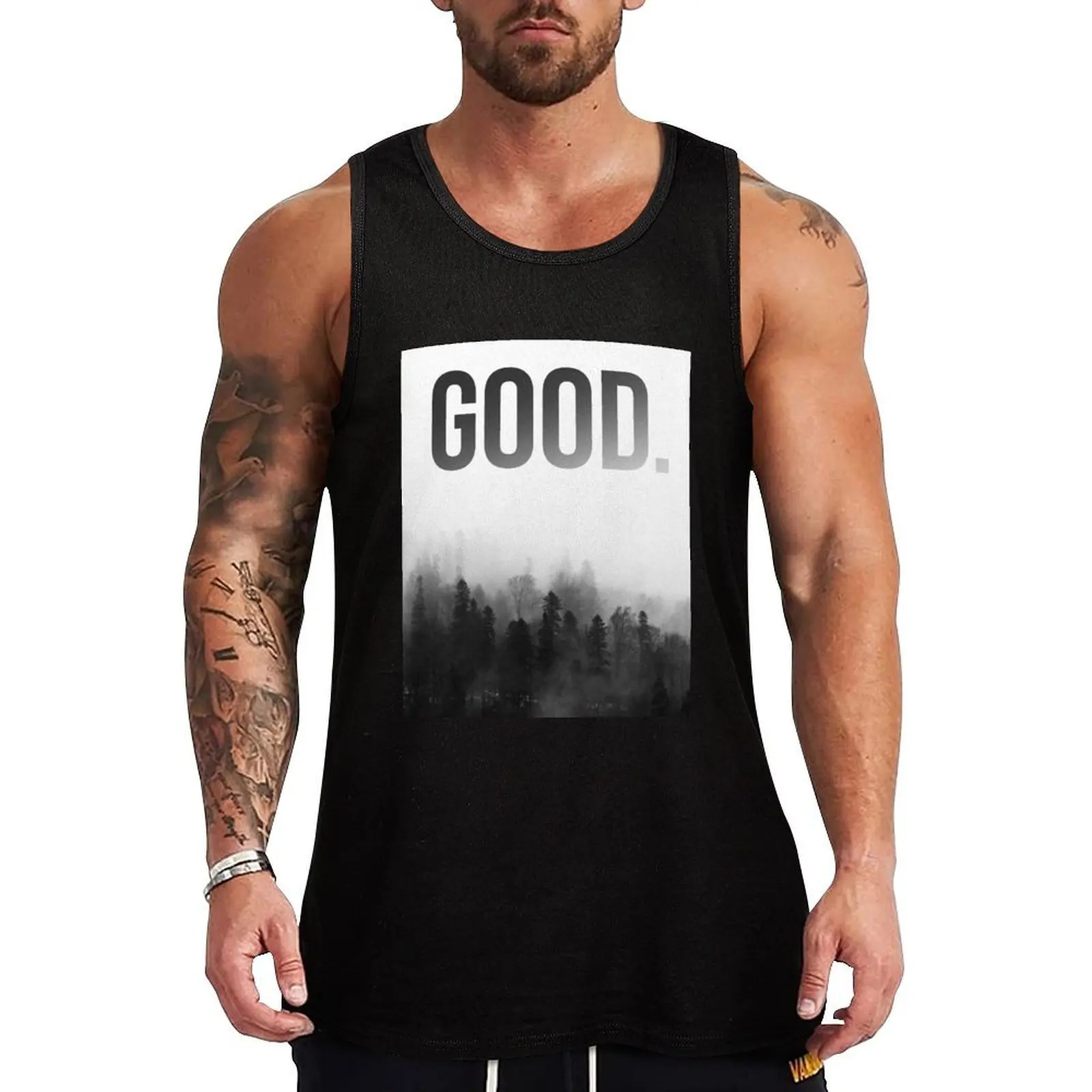GOOD Tank Top Loose Fit Tank Top Casual Daily Sleeveless Summer Top
