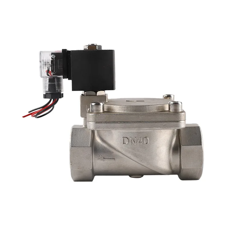 150PSI Pressure Normally Closed 220V High Quality Solenoid Valve with 1.5inch Connection