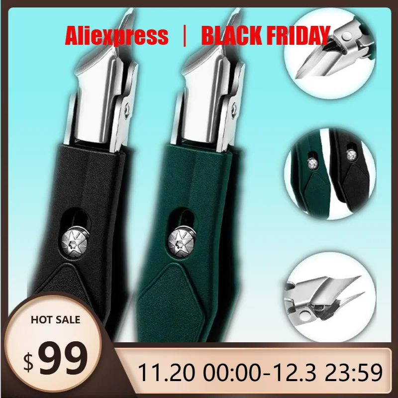 

1pcs Professional Stainless Steel Innovative Folding Nail Clippers Design Nail Scissors Portable Travel Manicure Tools