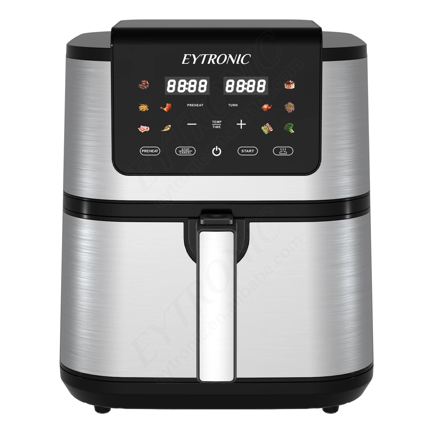 

2026 New Model Multi-functional 8L Newest Kitchen Appliance with Rapid Smart Air Fryer Electric Digital Stainless Steel OEM Heal