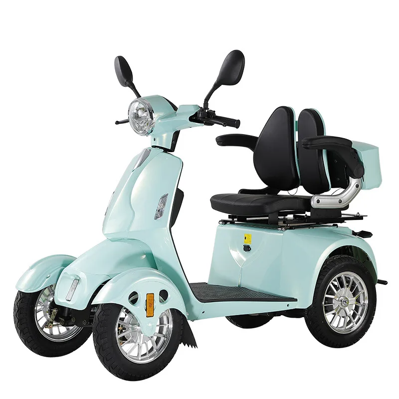 60V 350 lbs Elderly outdoor 4 Wheel Electric Mobility Scooter With Adjustable Seat