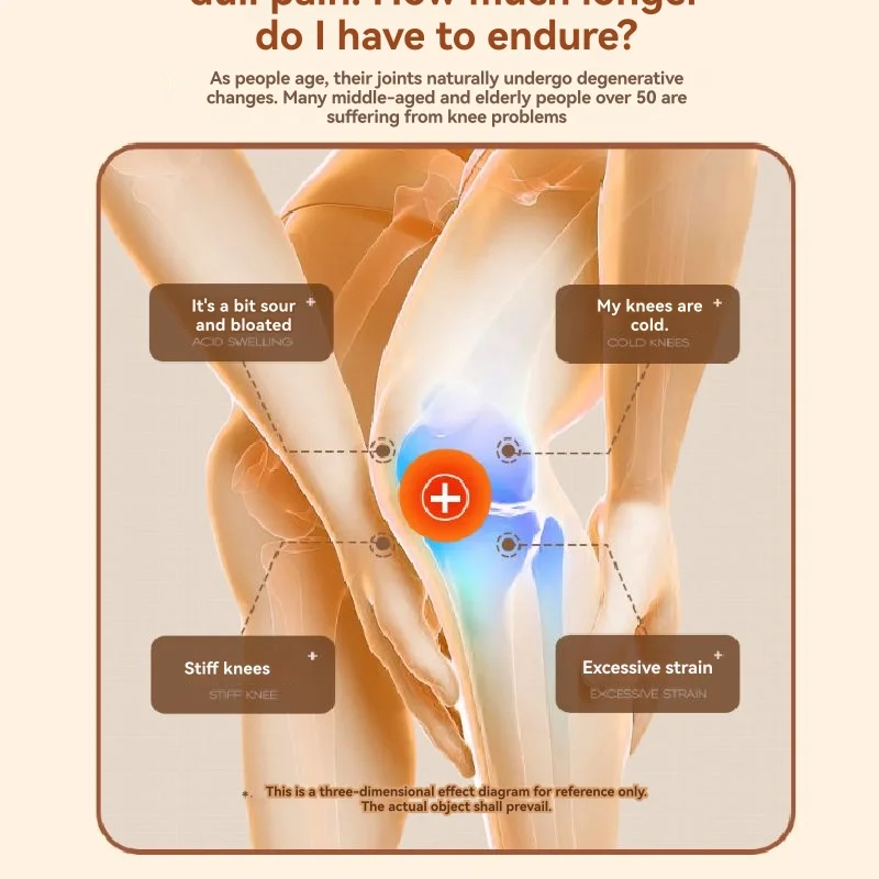 وسادة ركبة ساخنة قابلة للتعديل لدرجة الحرارة 5 فولت USB جهاز تدليك مشترك لتخفيف آلام التهاب المفاصل