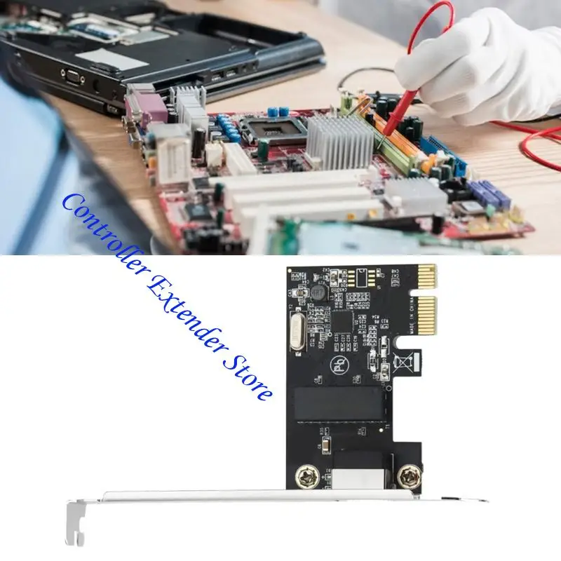 N84B Gigabit PCIe Ethernet Networking Card RTL8111E CHIP RJ45 LAN PORT PCIE INSTALLAT