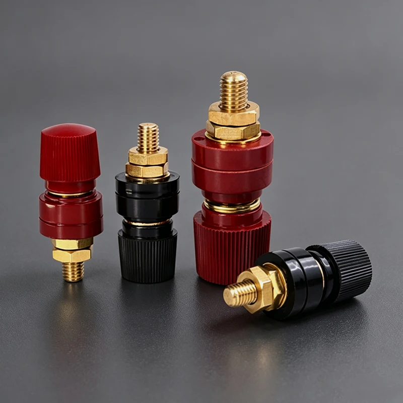 1PC Wire Binding Post Thread Screw M6 M8  Black Red Set Weld Inverter Clamp Power Supply Splice Connect Battery Terminal