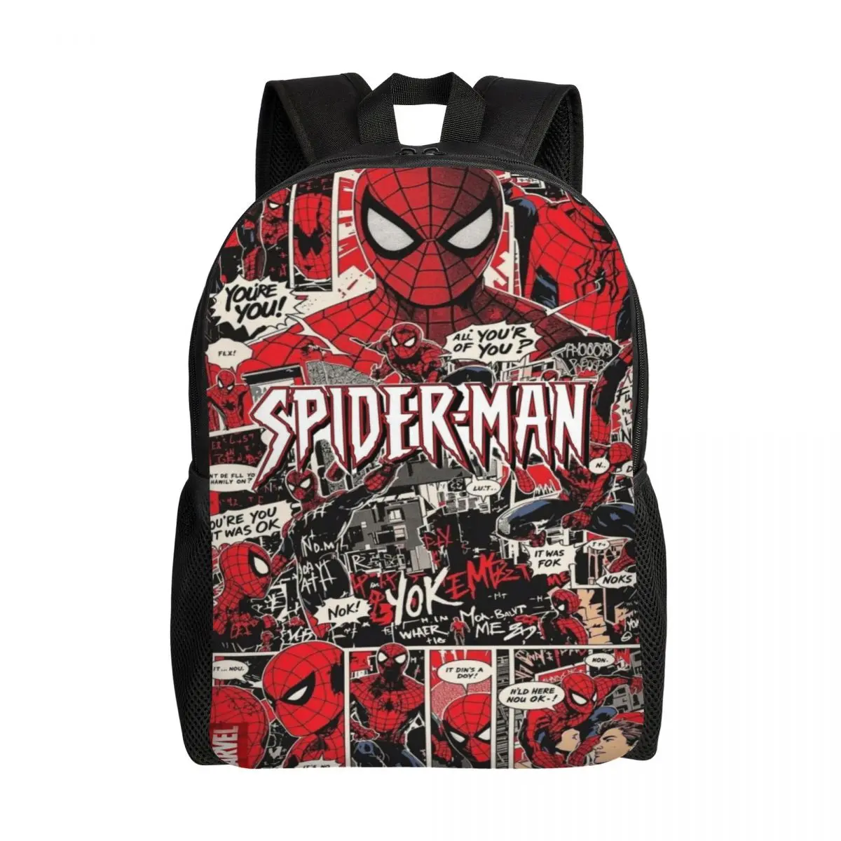 

Marvel Spider-Man Backpack, Women's Oxford Cloth Backpack, Men's School Bag, Travel Backpack, Laptop Backpack