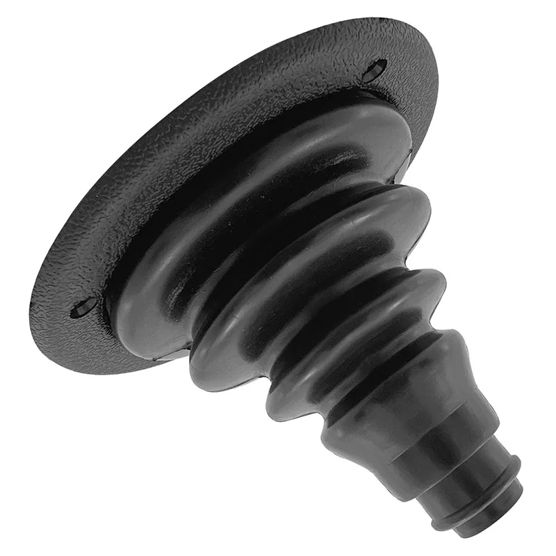 Boat Black Nylon 120mm Cone Rigging Wire Harness Steering Throttle Shift Cable Boot Hole Cover Protective Bellow Accessories