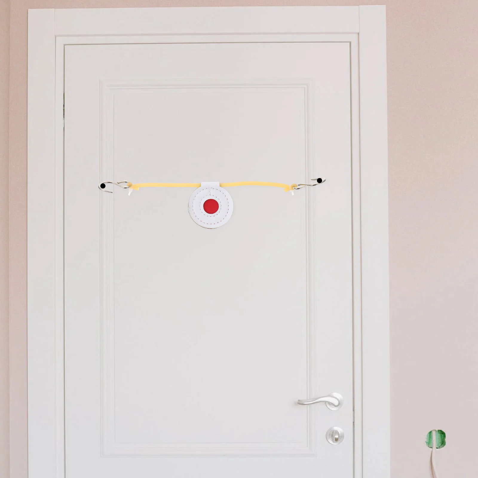 مجموعة واحدة من وسادة الهدف من ثلاث طبقات من الألياف مع مركز أحمر عالي الوضوح سهل الحمل والتخزين مثالي للمحمول