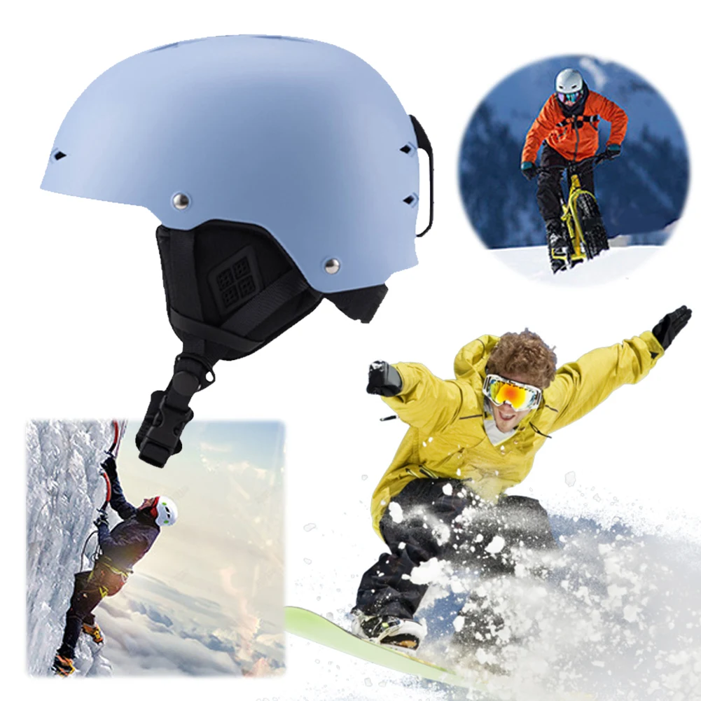 جديد الباحث الشتاء خوذة تزلج قطعة واحدة الكبار الأطفال العالمي الثلوج خوذة التزلج على الجليد الرياضة في الهواء الطلق خوذات السلامة