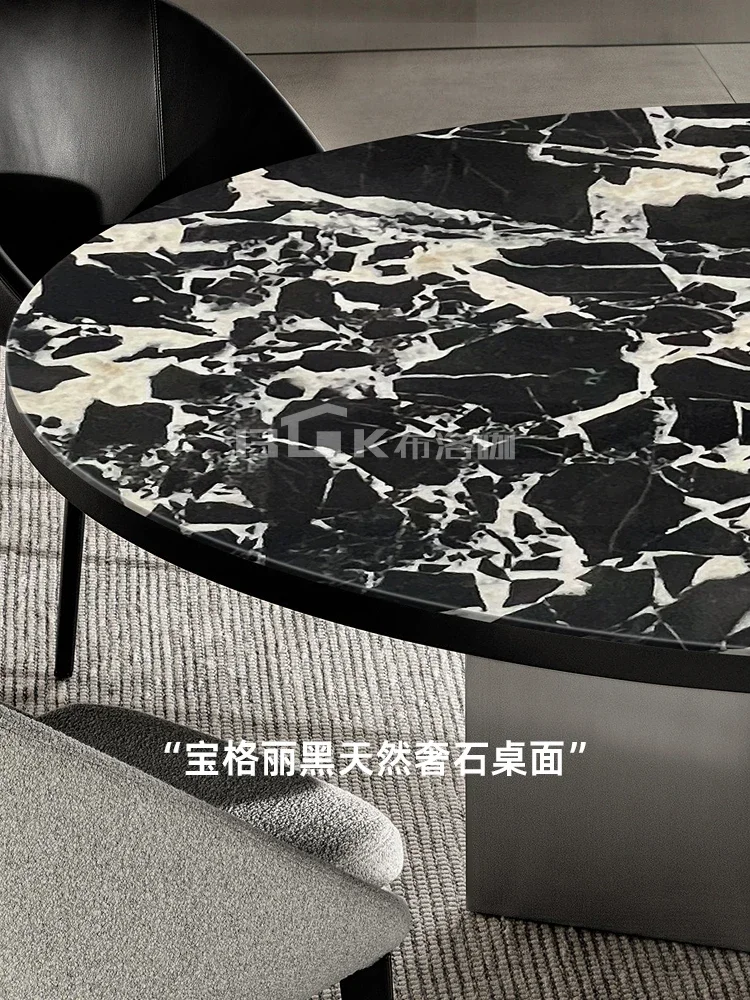 C   Natural Luxury Stone Dining Table Modern Simplicity