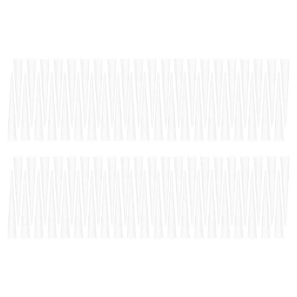 

200pcs Flower Mud Fixation Tubes Large Size Plastic Stem Water Holder Floral Arrangement Supplies DIY Material