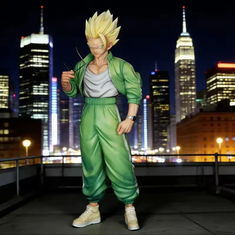 Figura de Son Gohan de Dragon Ball Z, Gohan de la Escuela Secundaria, Super Saiyan, Figuras de Acción de PVC, Colección de Juguetes y Regalos