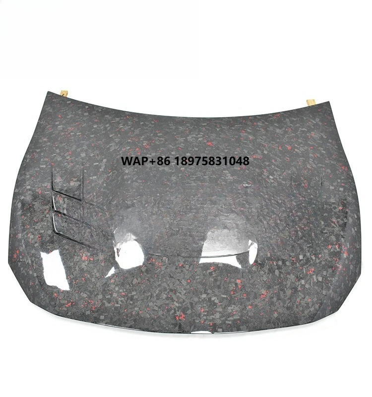 

CWS STYLE FORGED CARBON FIBER WITH RED FLAKES CAR ENGINE HOOD BONNET BODY KIT for 2012-2015 GT86