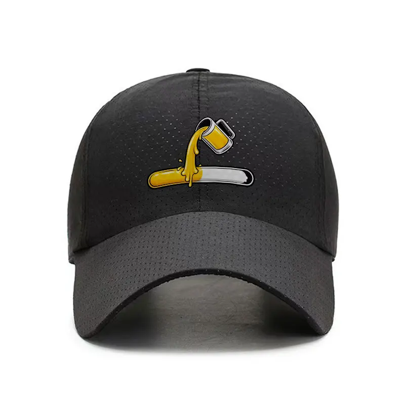 Beer Progress Bar Quick Dry Baseball Cap Adjustable Lightweight Outdoor Sports Hat