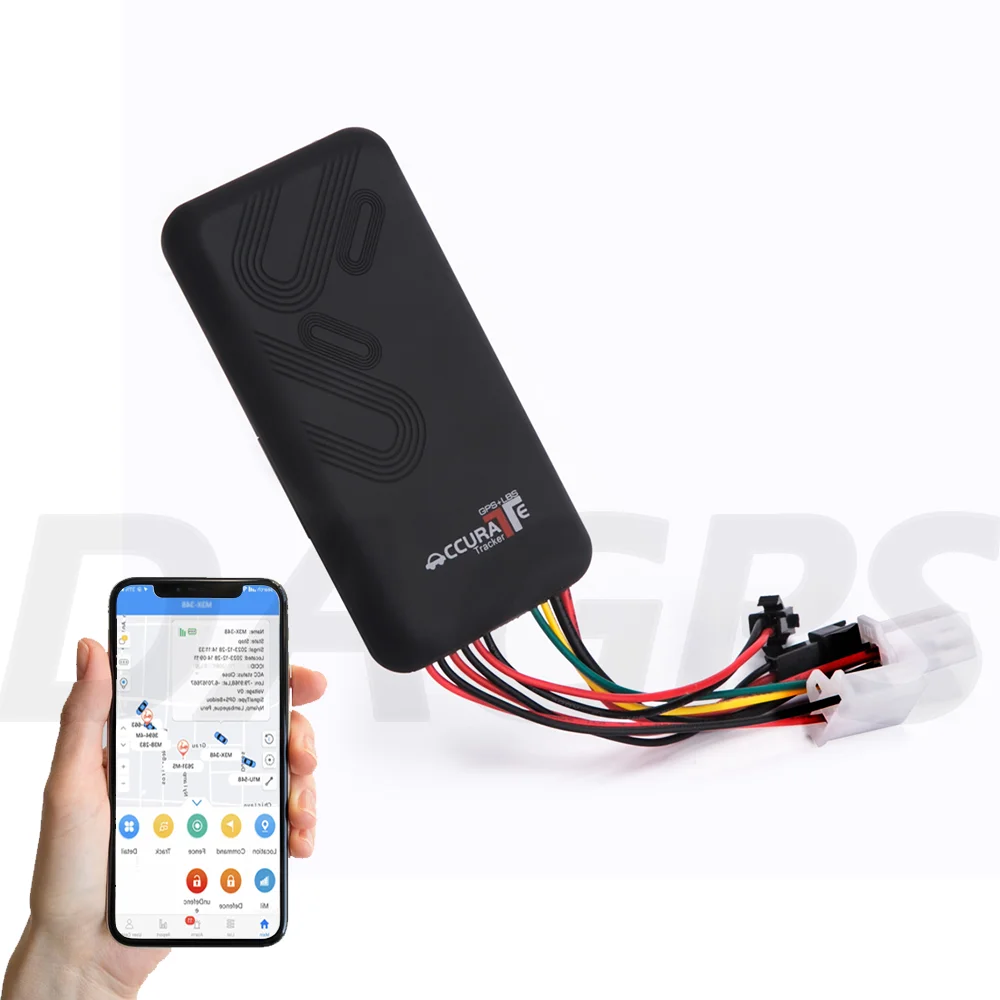 

DAGPS original accurate gps tracker GT06 vehicle tracking device system tk100 with relay mic battery sos accessories