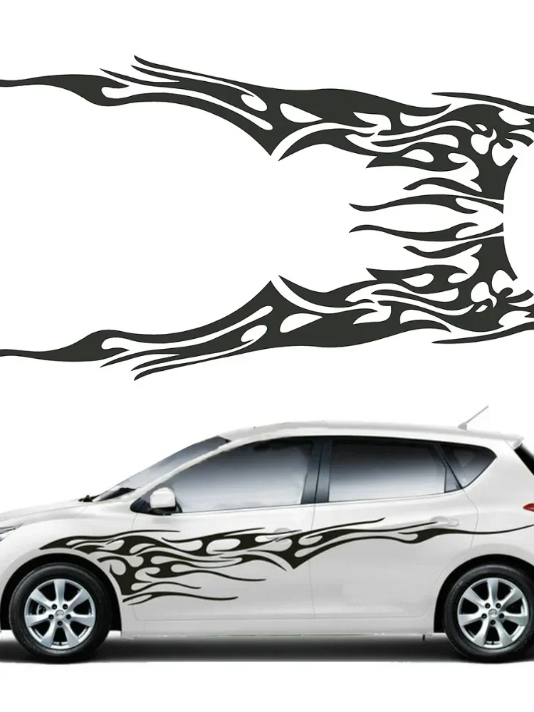 15cm Double General Motors Side Body Flame Large Graphic Decal DIY Decoration Accessories Personality, Custom Stickers Products