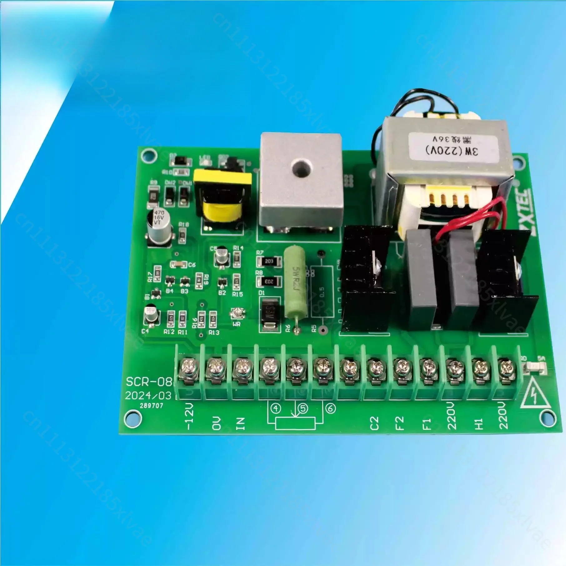 SCR08 High‑Power DC Governor Control Board 400W‑600W Replacement Electrical Circuit Adjusting Accessory