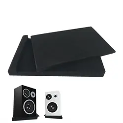 1Set Studio Monitor Speaker Acoustic Foam Isolator Pads Anti-shock Anti-skid Sponge Desktop Speakers Isolation Panels