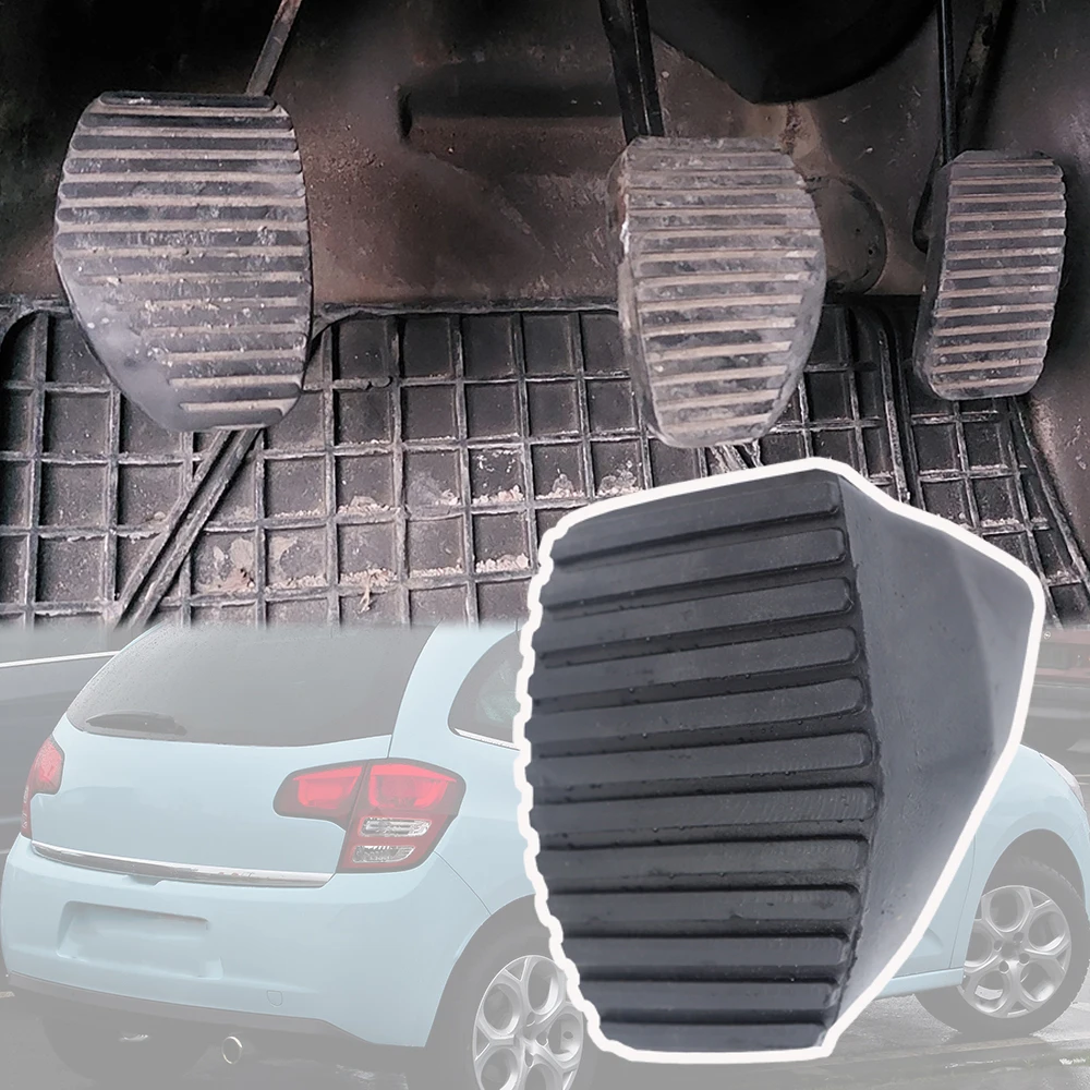 

Clutch Brake Foot Rubber Pedal Pad Cover 213026 4504.17 For Citroen C3 SX SY SC 2009 - 2013 2014 2015 2016 2017 2018 2019 2020