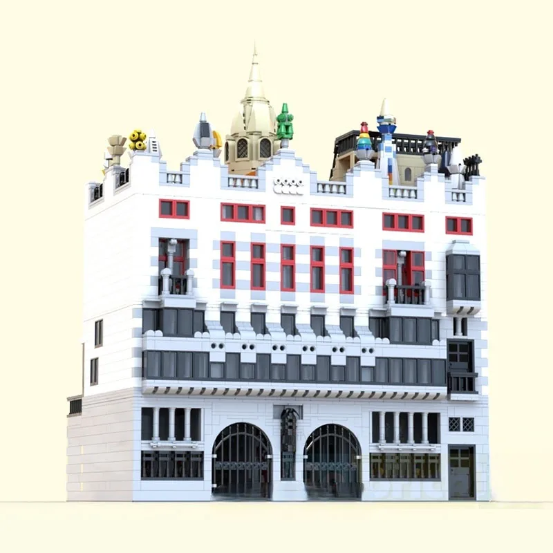 

6747PCS Gaudi Palace Moc Building Blocks, Spanish Architectural Icon Model, Artistic Heritage Gift for Adults