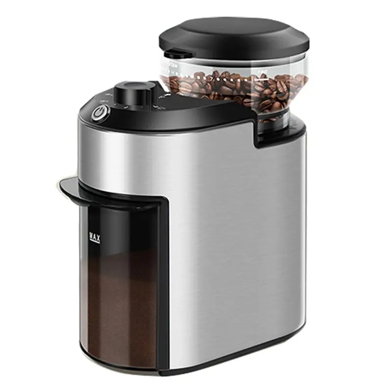 

A35R Automatic Burr Coffee Grinder 200W Electric Coffee Bean Mill With 28 Precise Adjustable Grind Settings In Stainless Steel