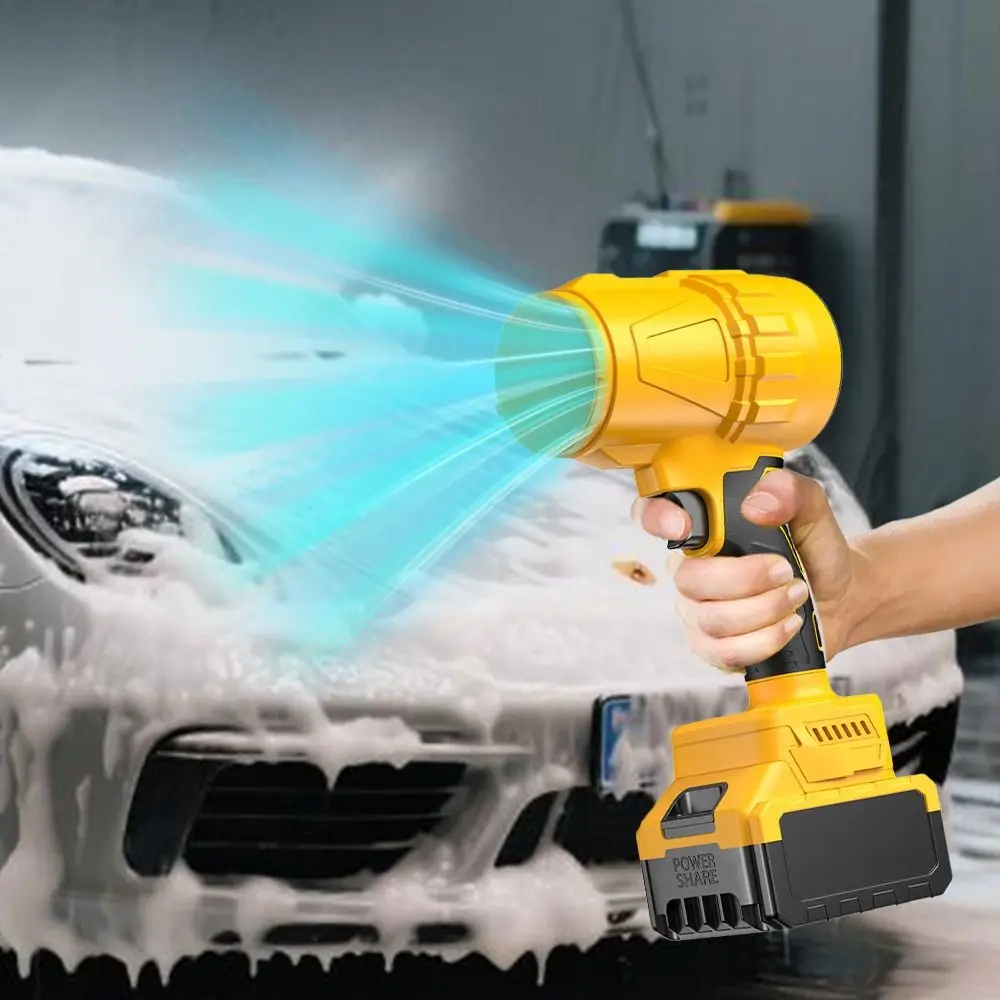 

New Brushless Electric Cordless Leaf Blower High Speed Handheld Leaf Blower Cordless Air Duster For 21v Makita Battery