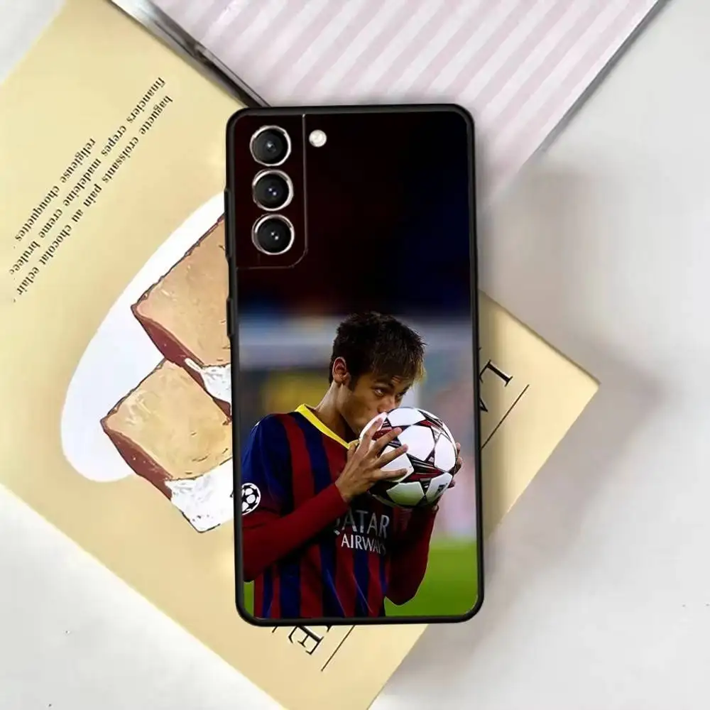 Funda de teléfono Football For N-NeYmAr para Samsung GalaxyA13,21s,22,31,32,52,53,71,72,73, funda negra suave