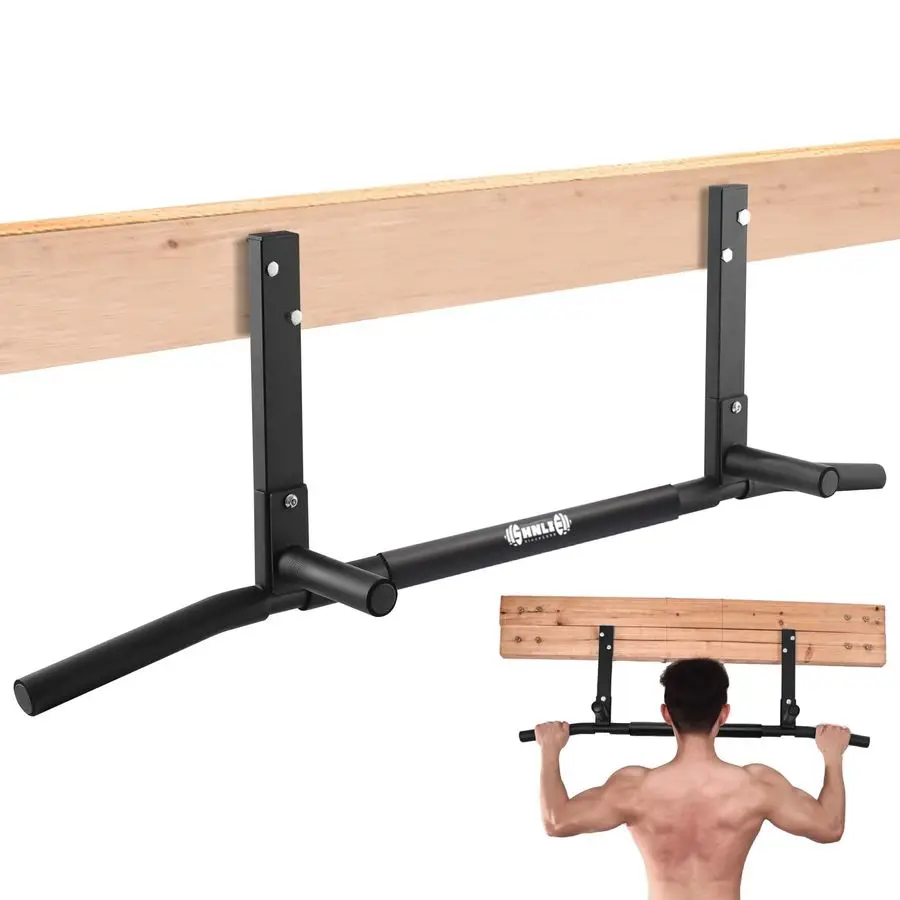 

Mounted Pull Up Bar, Ceiling Mount Chin Up Bar for Home Gym, Beam, Rafter, Easy installation, 42 Wide Bar
