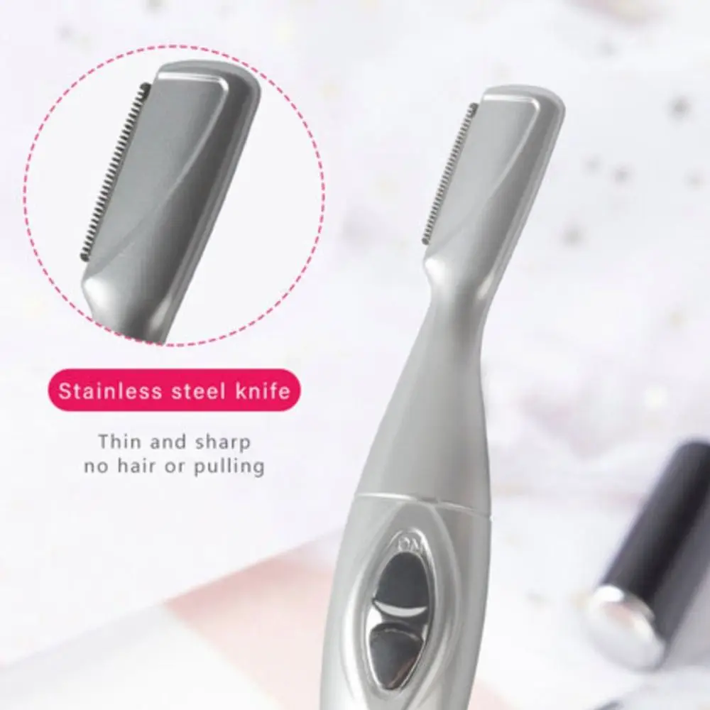 Trucco Strumenti di bellezza Shaper per sopracciglia Rasoio da donna Mini Epilatore Rasoio per il viso Rimozione dei peli Sopracciglia Trimmer elettrico per sopracciglia
