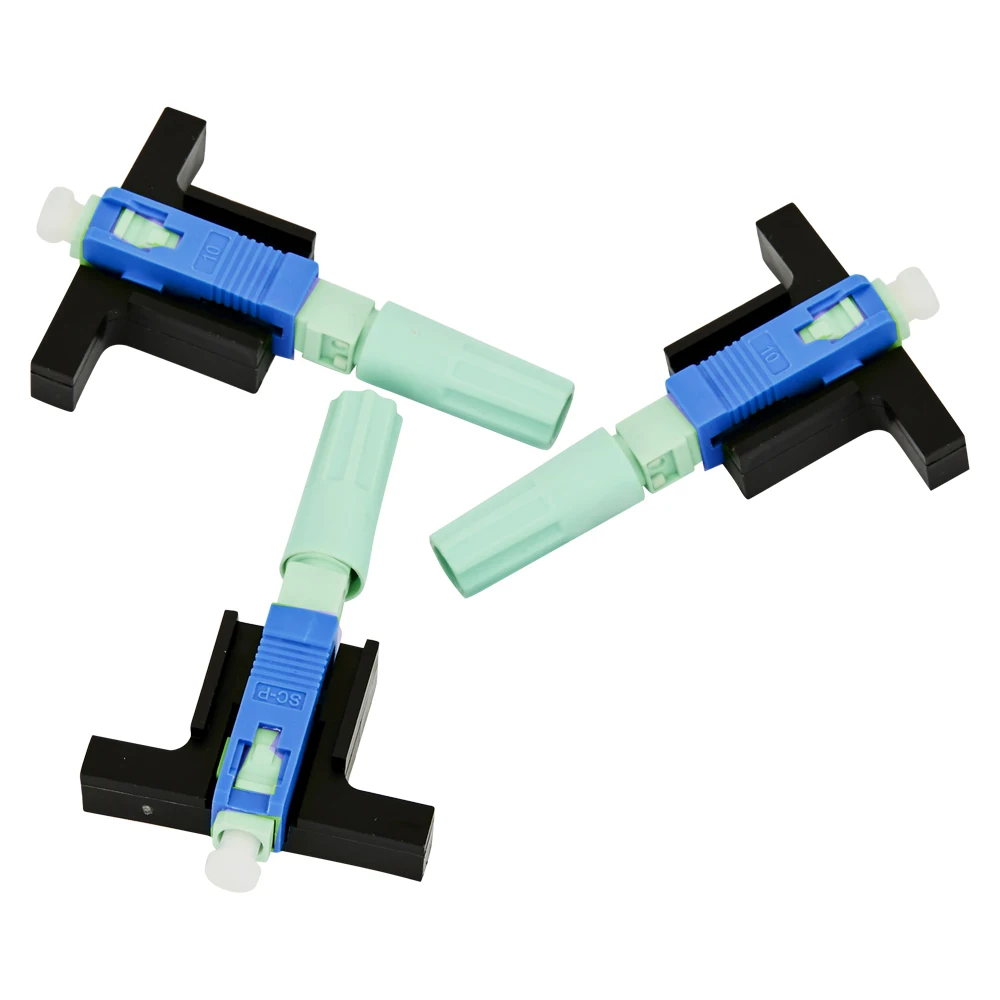 Lenew Popular Optical Fiber Connector  Durable LX18 Net type SC APC/UPC  FTTH  Fiber Optic Fast Connector