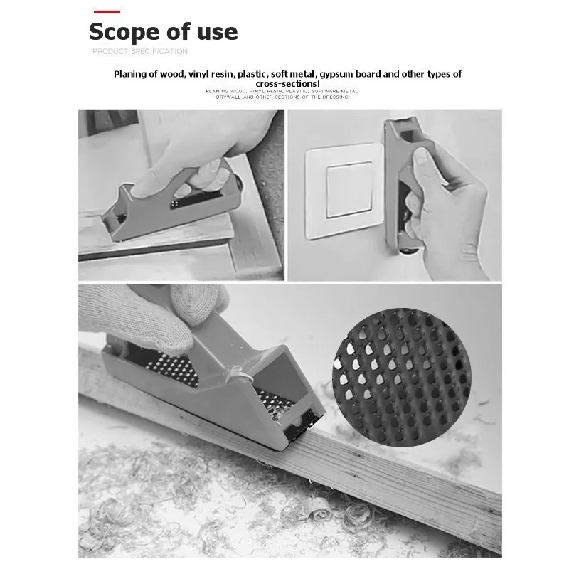 VELIF-Gypsum Board File Planing Wallboard Rasp Trimmer Plasterboard Planer Abrasive Cutting Edge
