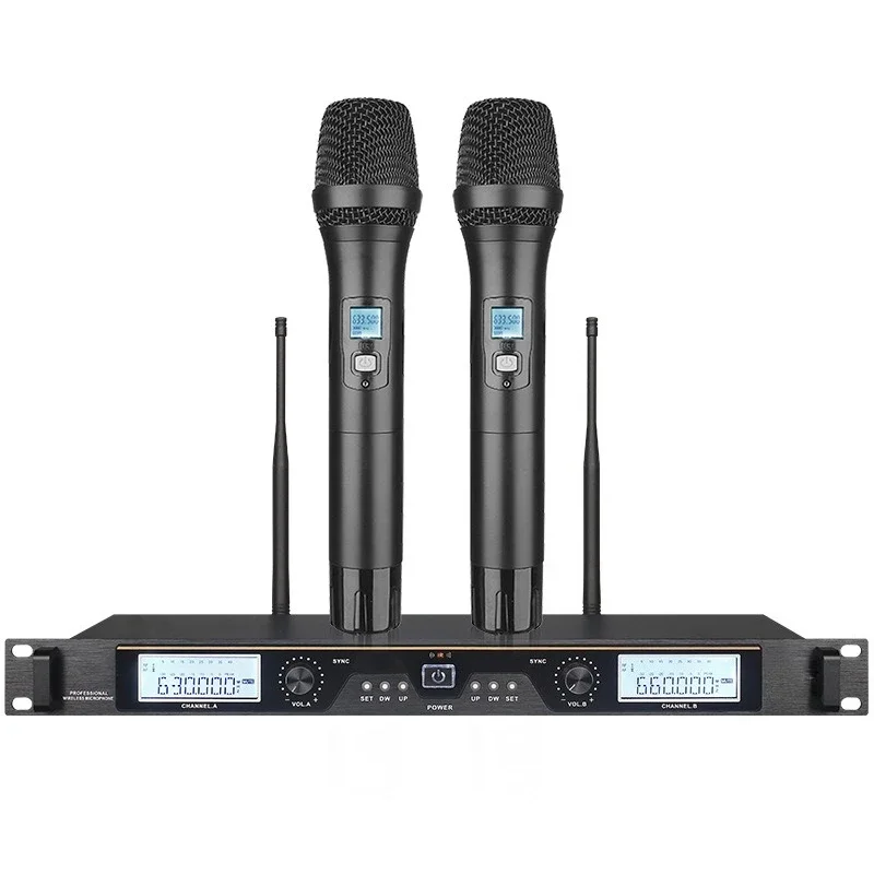 

U-segment FM one for two, conference wireless microphone, wedding host collar microphone outdoor