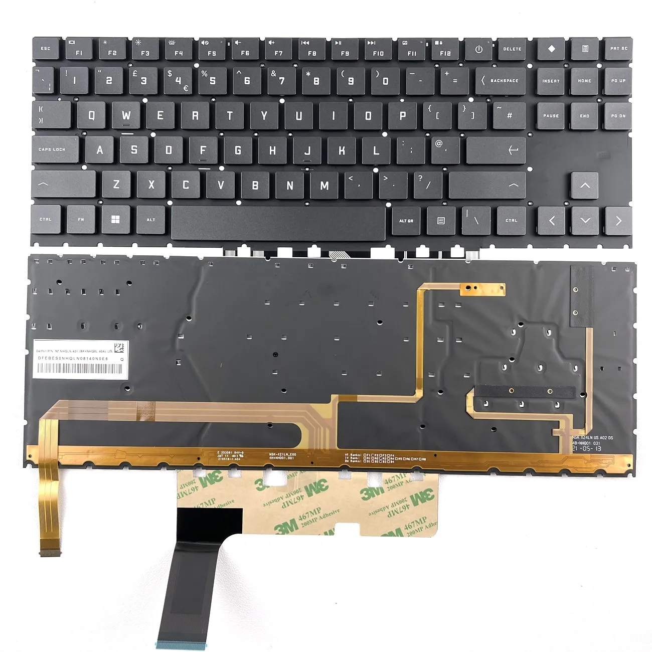 

UK/Nordic/Traditional Chinese Backlit Keyboard For HP Omen 15-EN 15-EN0000/0001LA/0003LA 16-B TPN-Q236 15-EK000 15-EN0036NR