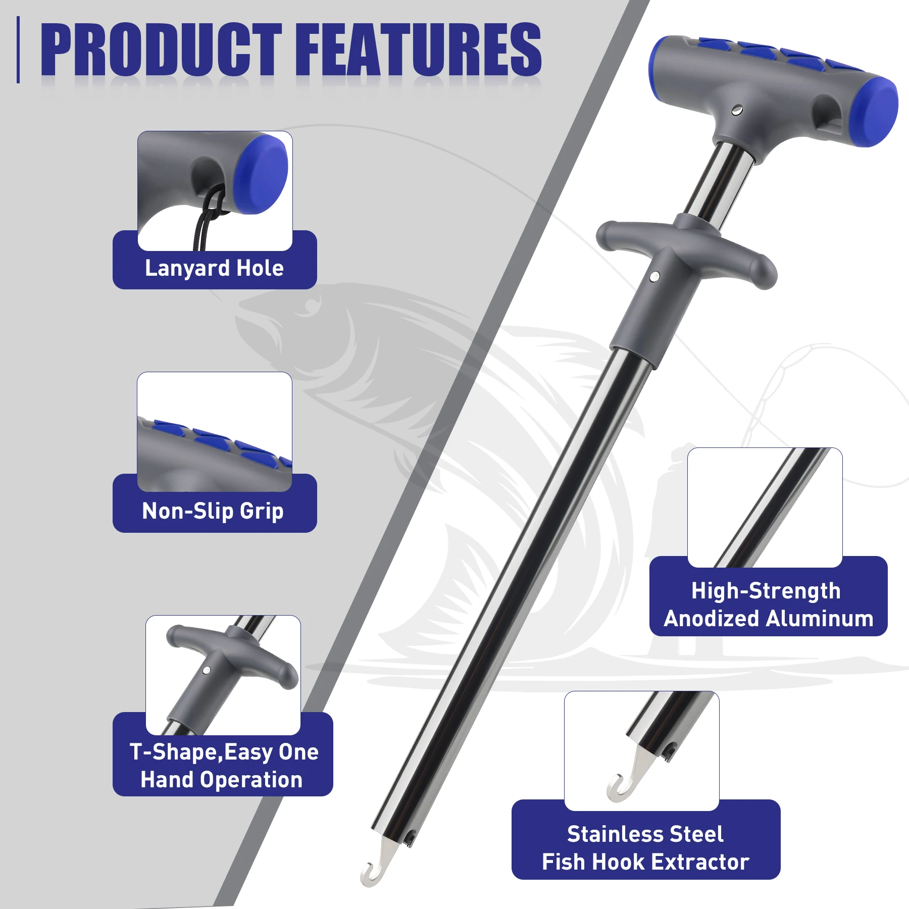 Booms Fishing Portable Aluminu - Fishing Equipment Tackle ulasan dan harga