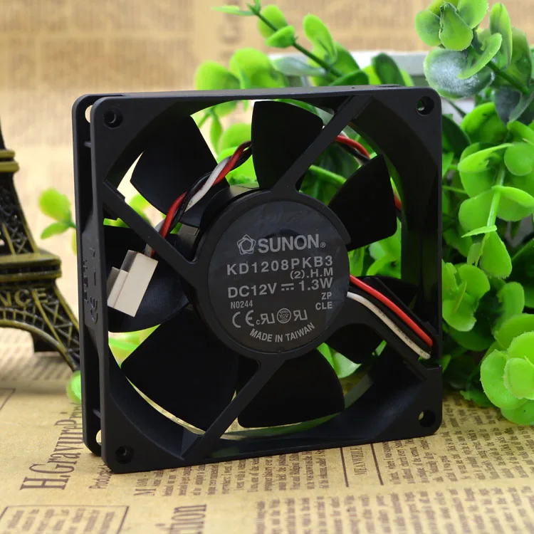 ORIGINAL KD1208PKB3 8020 8 CM 12V CASO 1.3W VENTILADOR