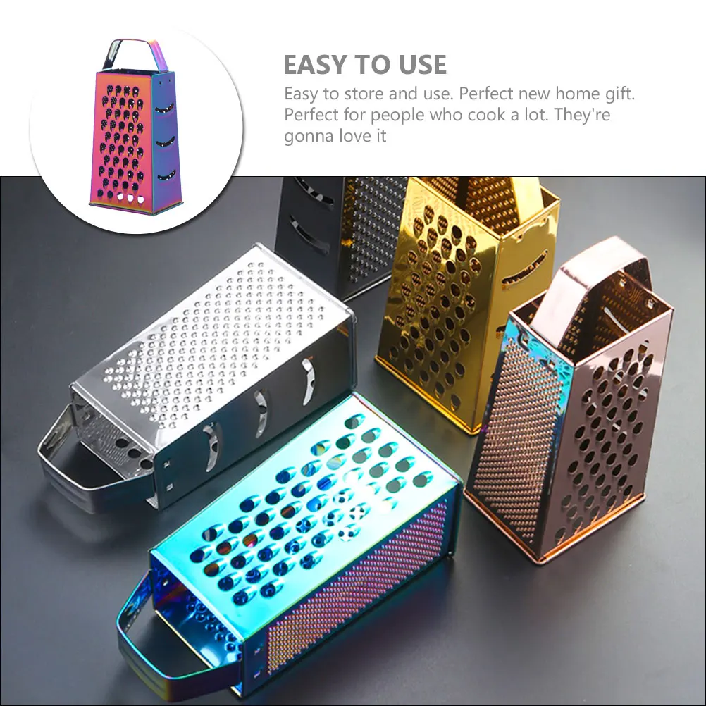 

Stainless Steel Grater Vegetable Cutter Kitchen Gadget Cheese Grating Tool Multifunctional Food Slicer Portable Cone