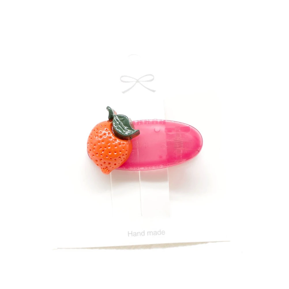 

5pcs Fruit Clamps Durable Material Fashion Design Hair Clips for Girls Hair Clips Fruit Banana Strawberry Beach Daily