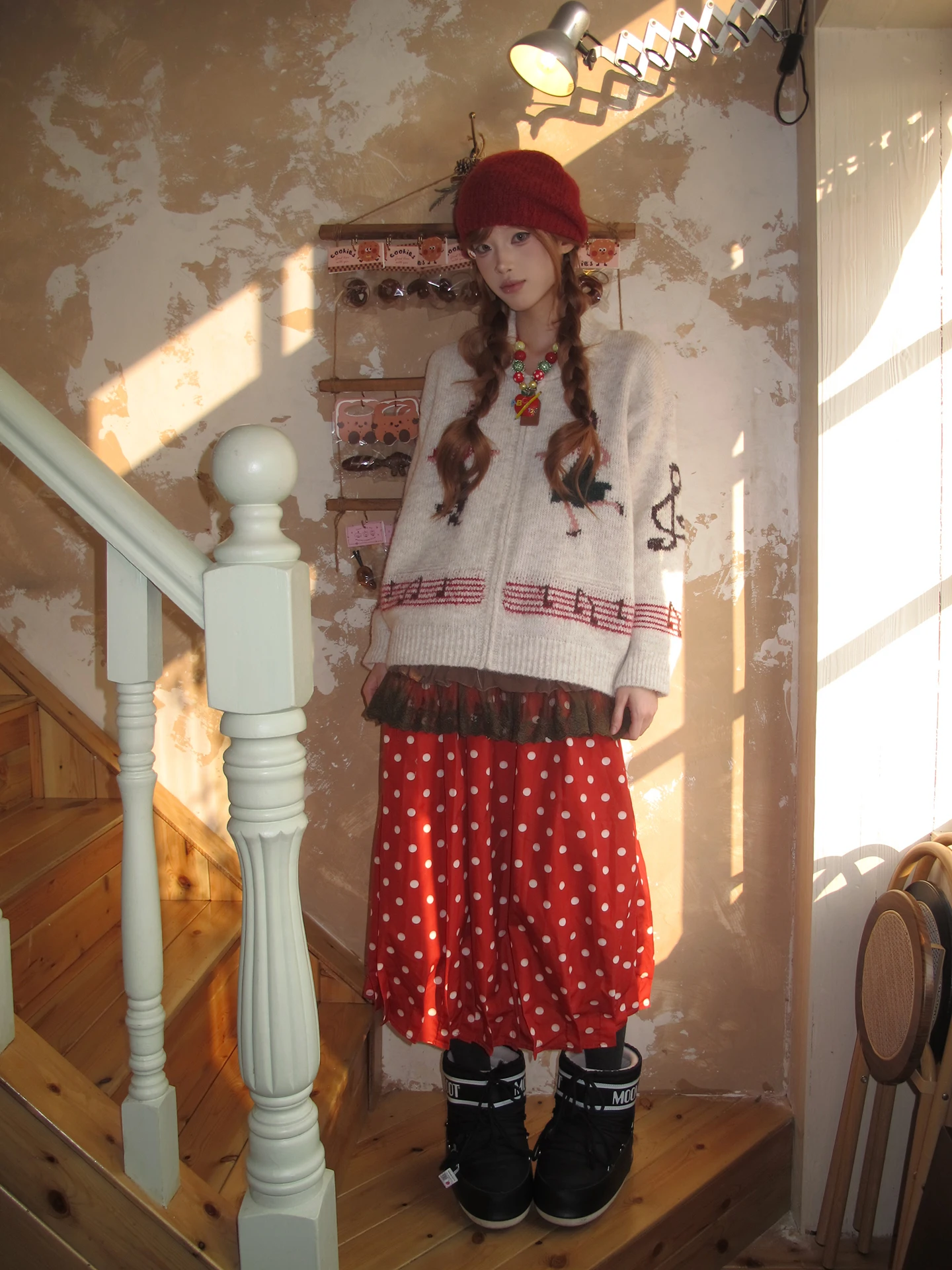 

Вязаный кардиган Lazy Sle с воротником, в стиле ретро, с эффектом пузырьков, в американском стиле, весенний, мягкий, длинный, для носки поверх одежды