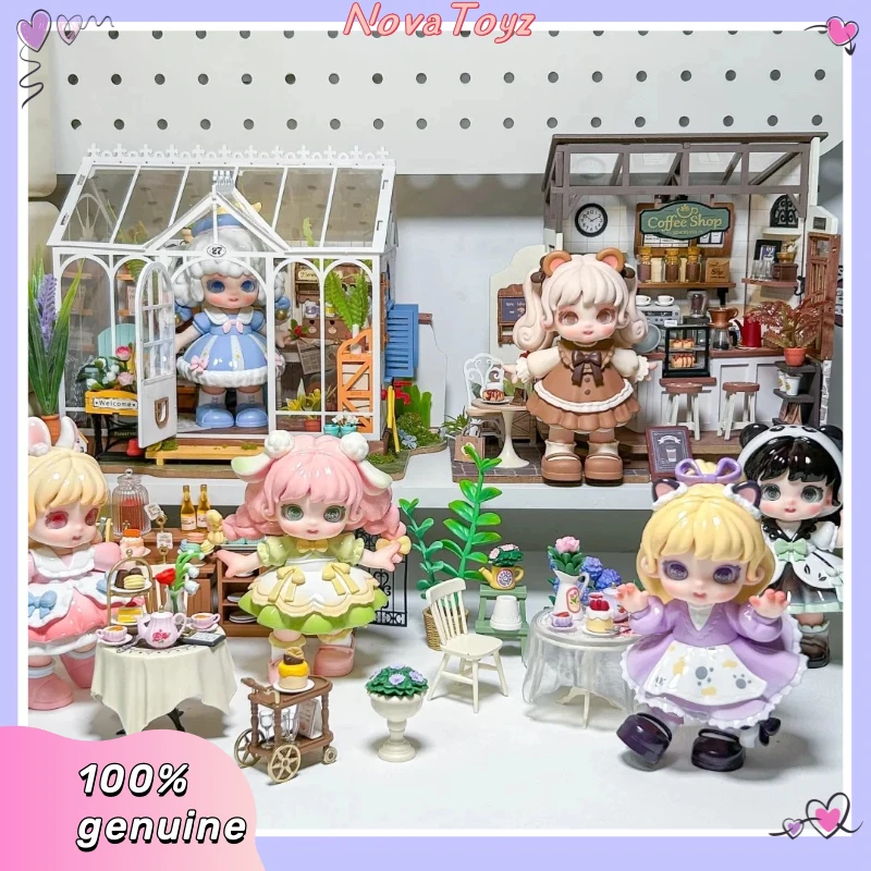 

Фигурки аниме, супер милые Jotoys Miana, чаепитие In The Forest, серия, слепая коробка, экшн-фигурка, игрушка, кавайные куклы, подарок-сюрприз для девочек