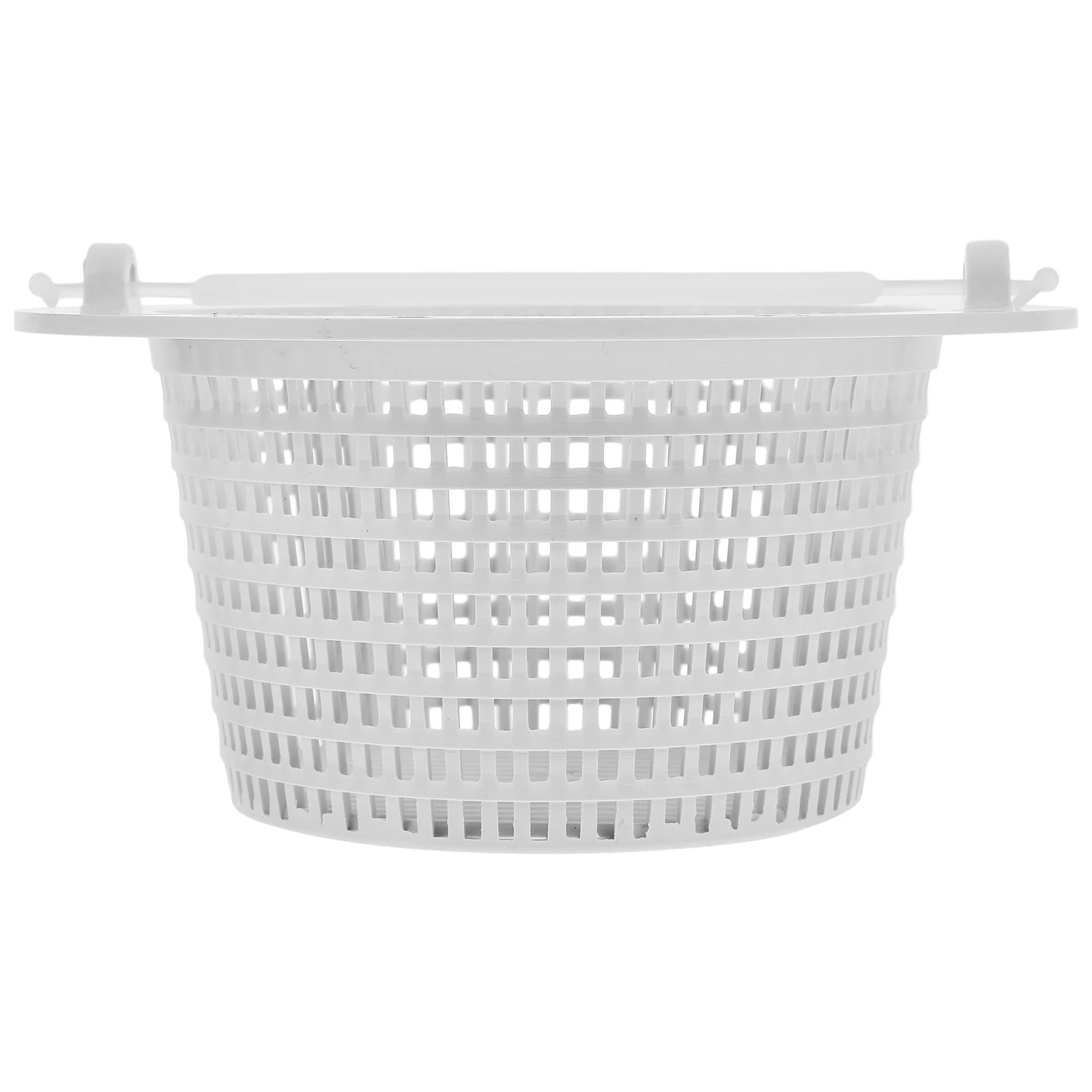 Cesta de filtro para piscina, cesta de plástico para espumadera de piscina para piscinas enterradas sobre el suelo, trampa antiobstrucción para desechos