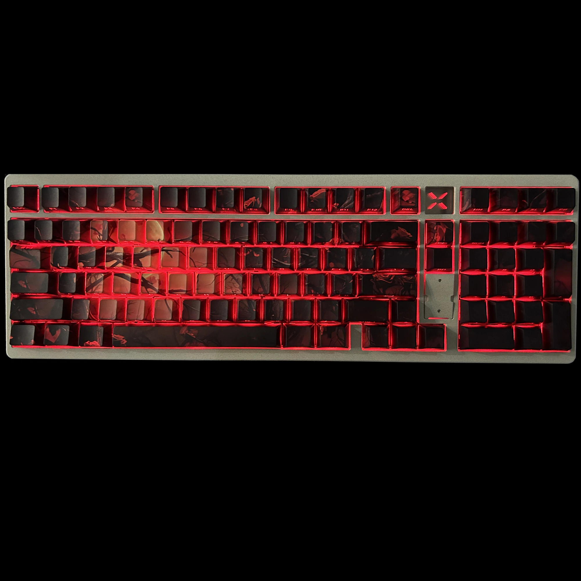 昇華型昇華型キーキャップ,130キー,サイドプリントアクセサリー,pbt,xvxチェリープロファイル