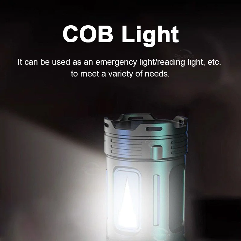 7LED Strong Light High Power LED Flashlight Rechargeable USB Torch Long Range Tactical Flashlight Fishing Hunting With COB Light