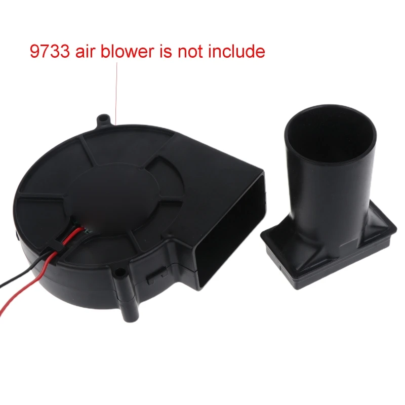เส้นผ่านศูนย์กลาง 38 มม.ท่อท่อท่อสำหรับ 9733 เครื่องเป่าลม 12V พัดลมแบบแรงเหวี่ยง